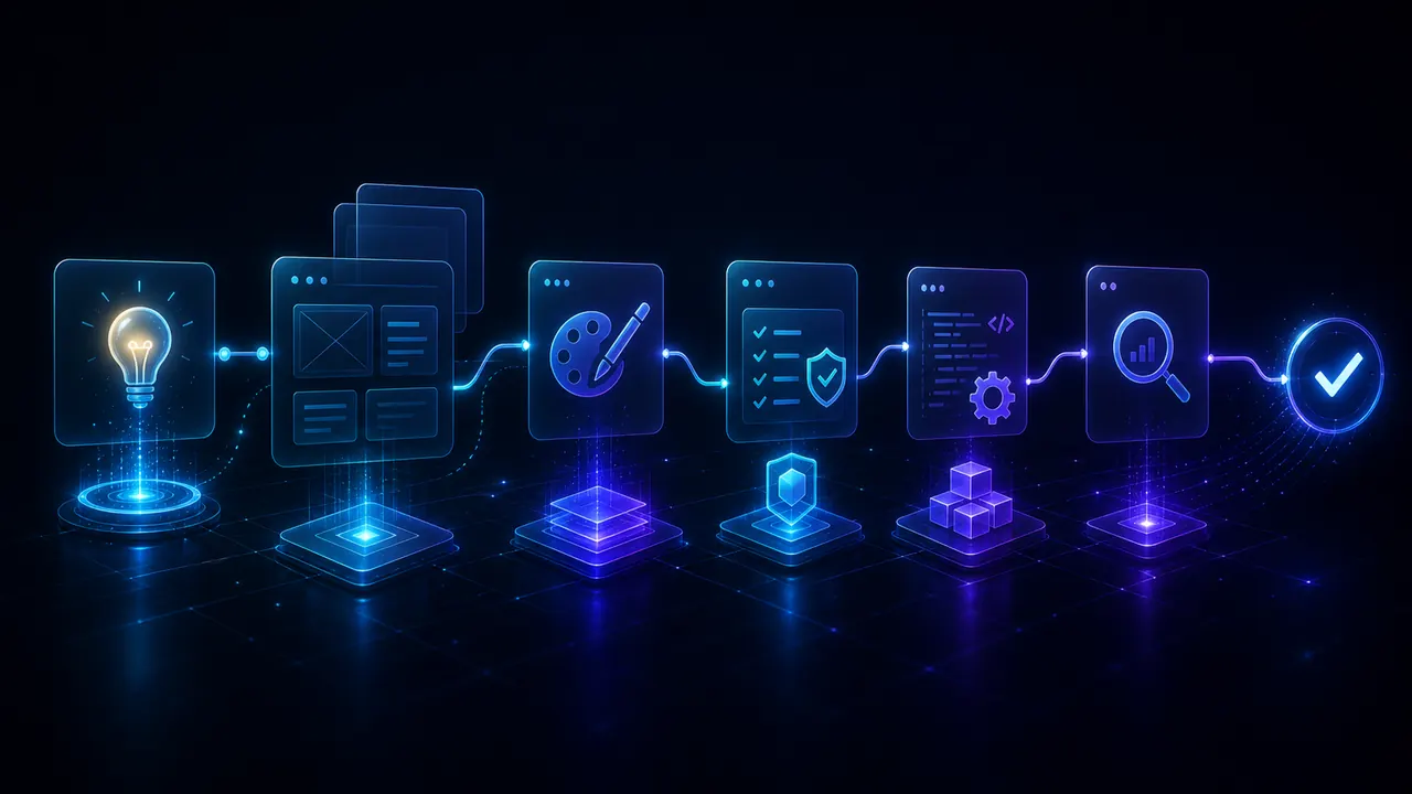 Abstract Flovix idea to build visual